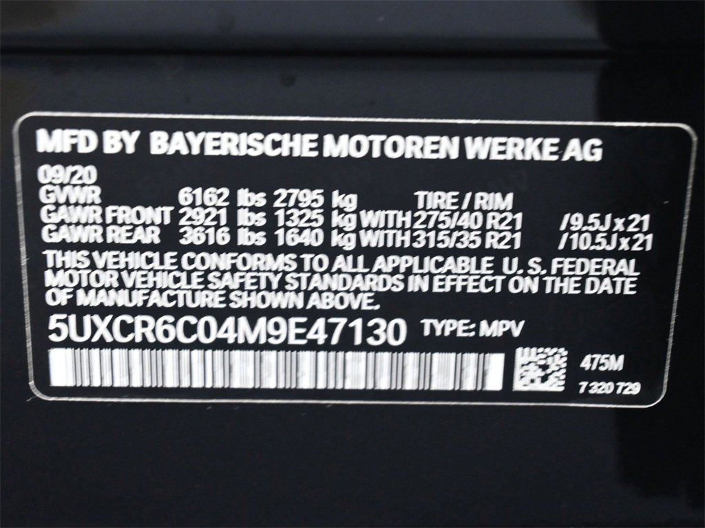 Certified 2021 BMW X5 xDrive40i w/ Convenience Package image 27