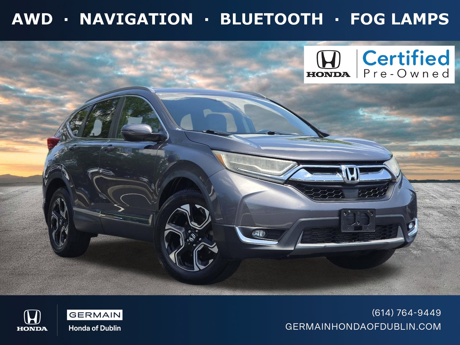 Certified 2017 Honda CR-V Touring