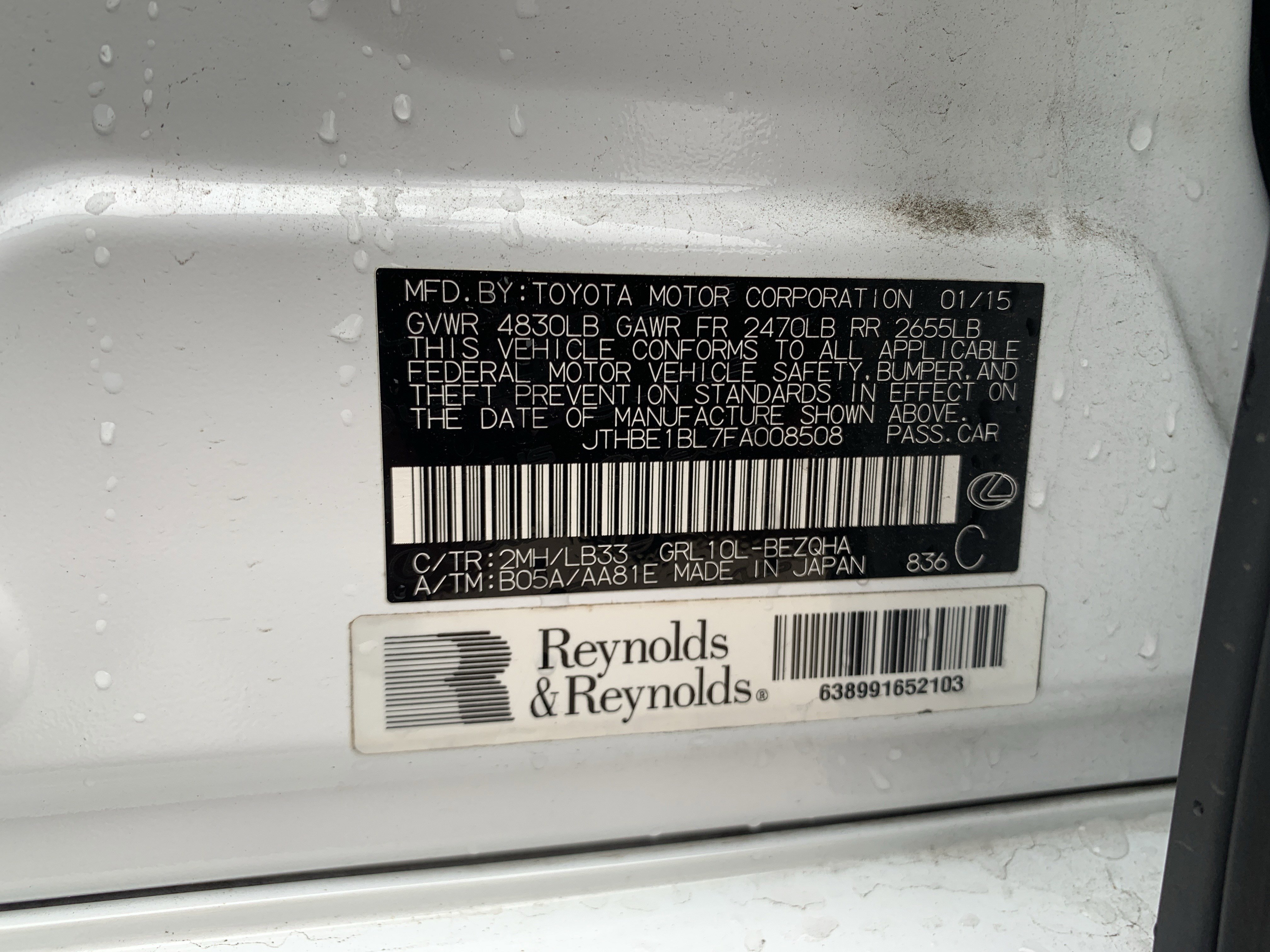 Used 2015 Lexus GS 350 image 36