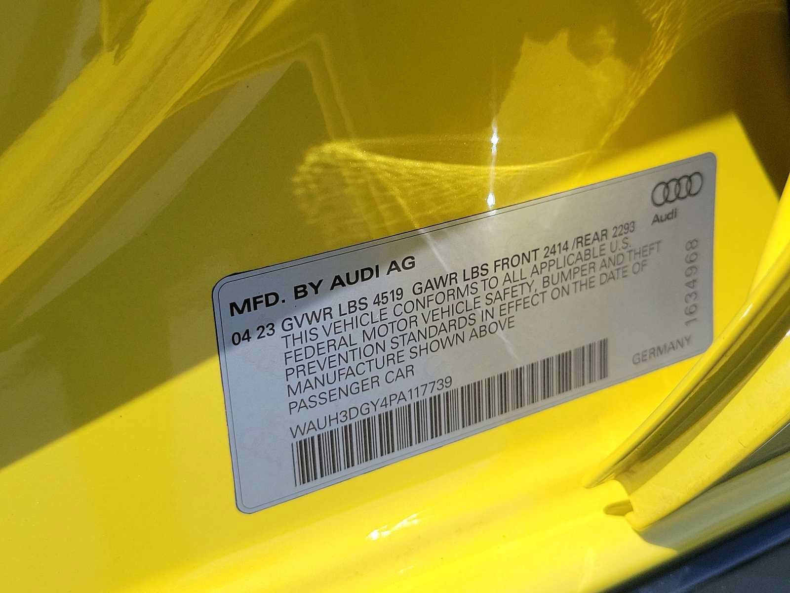 Certified 2023 Audi S3 Premium Plus w/ Premium Plus Package AWD/4WD image 35
