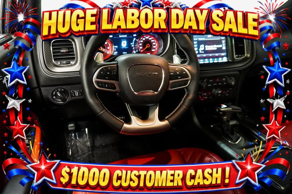 Used 2022 Dodge Charger SRT Hellcat w/ Carbon/Suede Interior Package RWD image 12