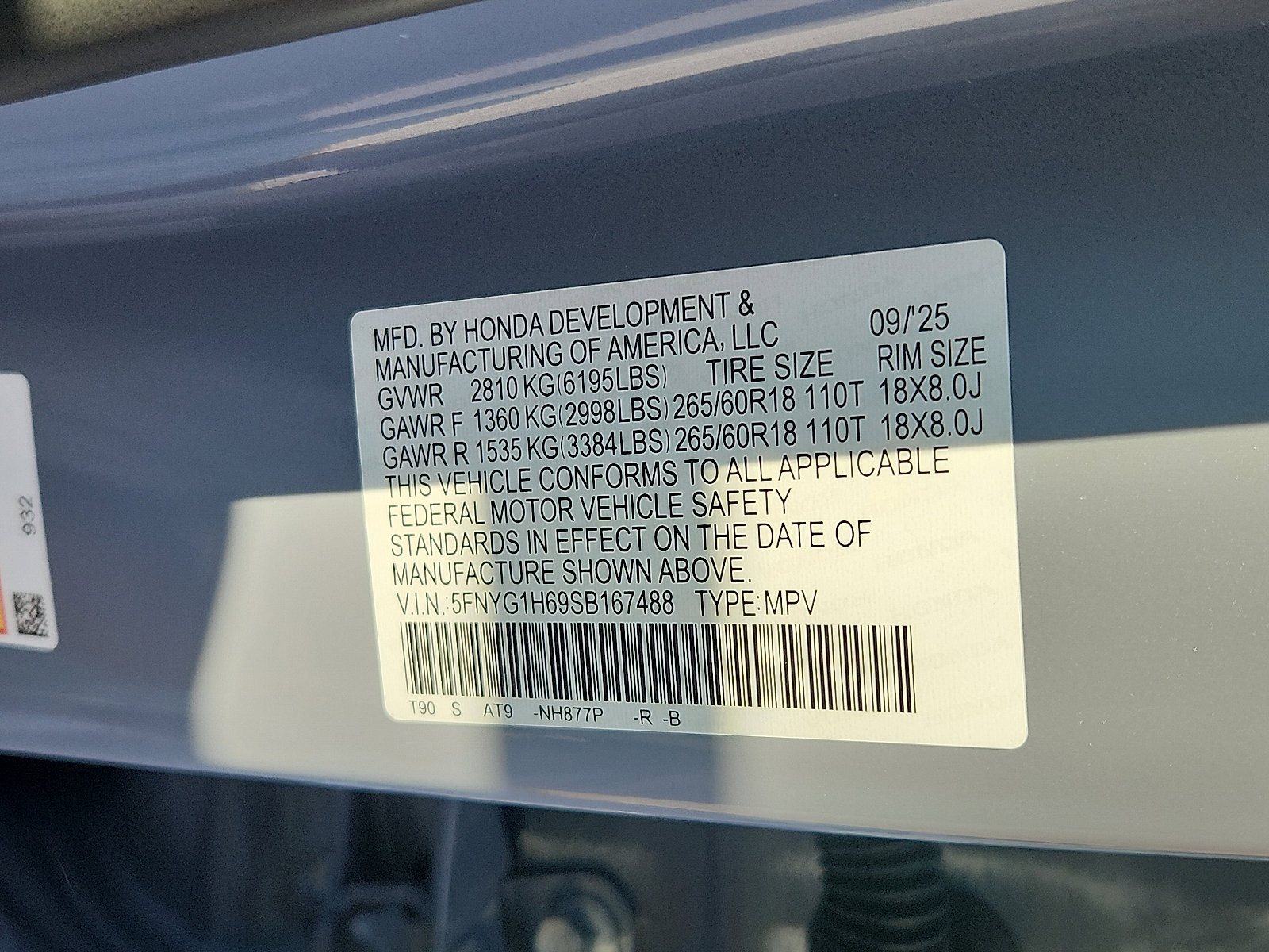 New 2025 Honda Pilot TrailSport image 17