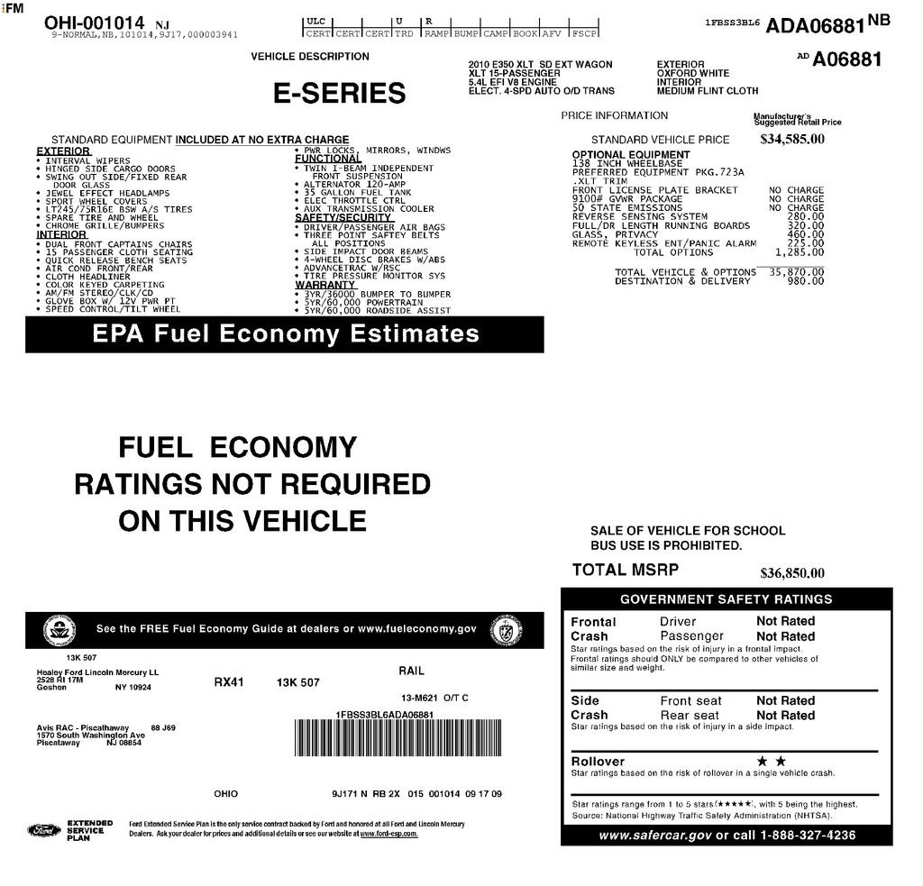 Used 2010 Ford E-350 and Econoline 350 XLT image 18