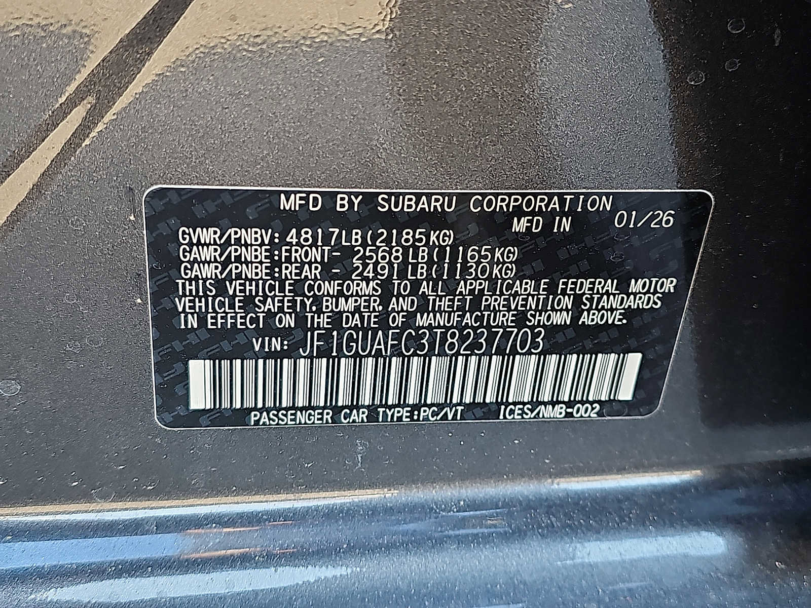 New 2026 Subaru Impreza 2.0i Sport image 10