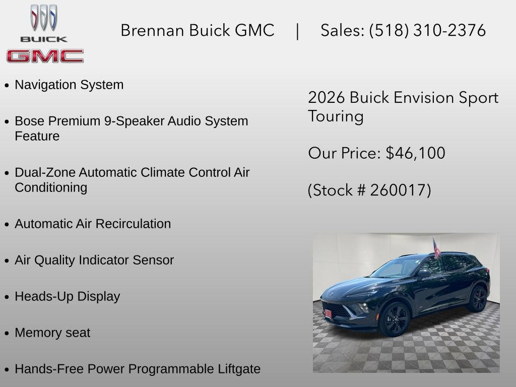 New 2026 Buick Envision Sport Touring AWD/4WD image 12
