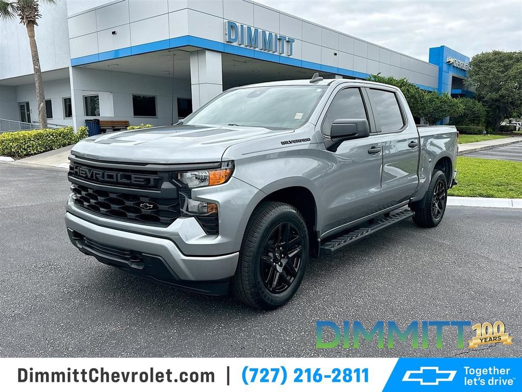 Certified 2023 Chevrolet Silverado 1500 Custom w/ LPO, Dark Essentials Package