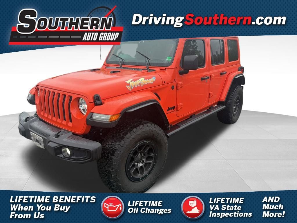 Used 2023 Jeep Wrangler Unlimited Sport w/ Xtreme 35 Tire Package AWD/4WD image 1