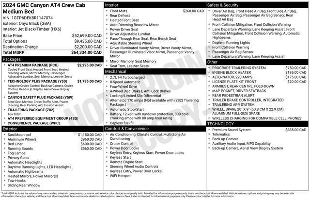 Used 2024 GMC Canyon AT4 w/ AT4 Premium Package AWD/4WD image 3