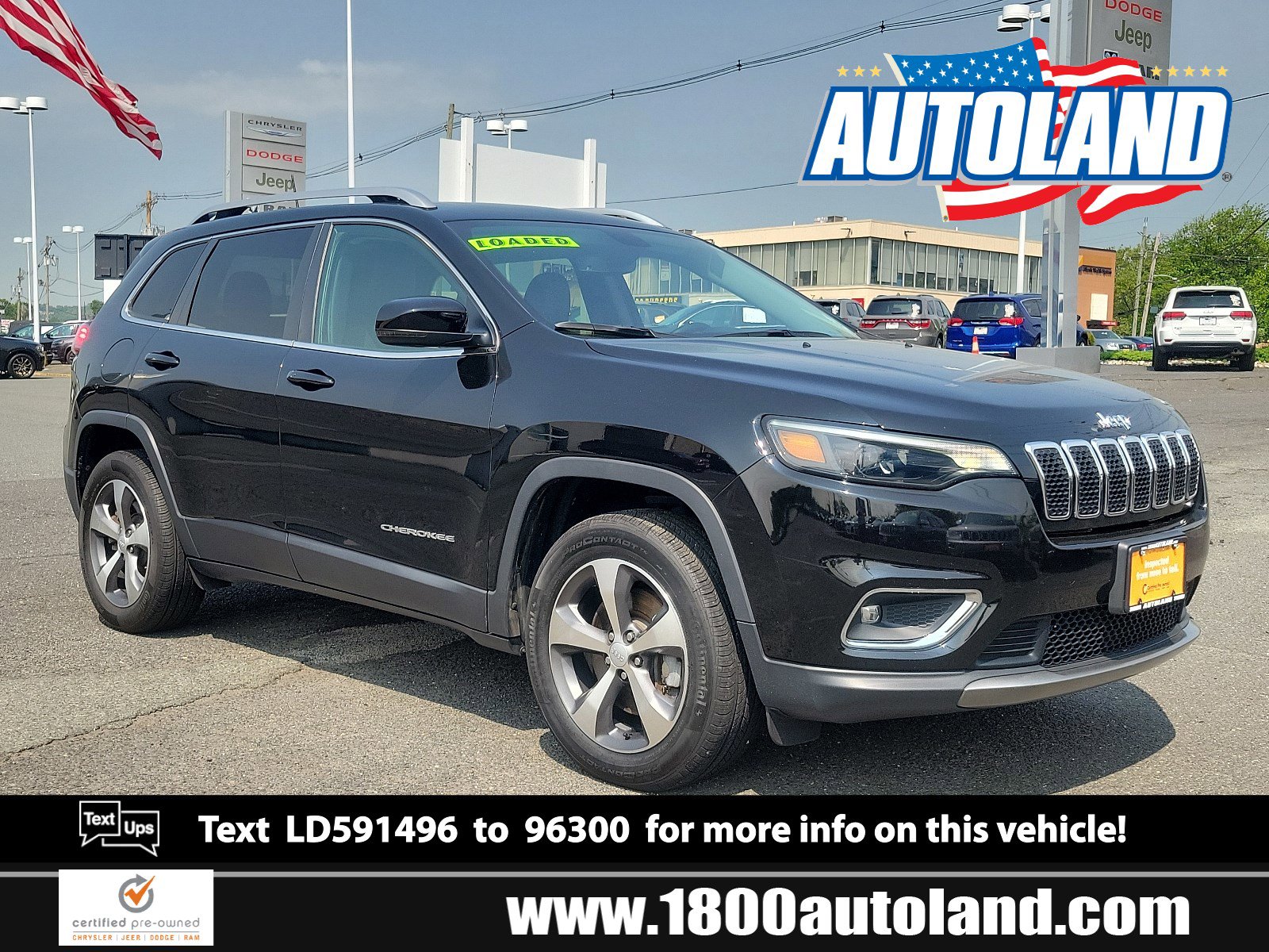 Certified 2020 Jeep Cherokee Limited image 1