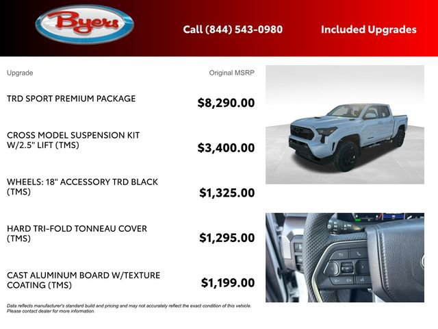 New 2026 Toyota Tacoma TRD Sport w/ TRD Sport Premium Package image 5