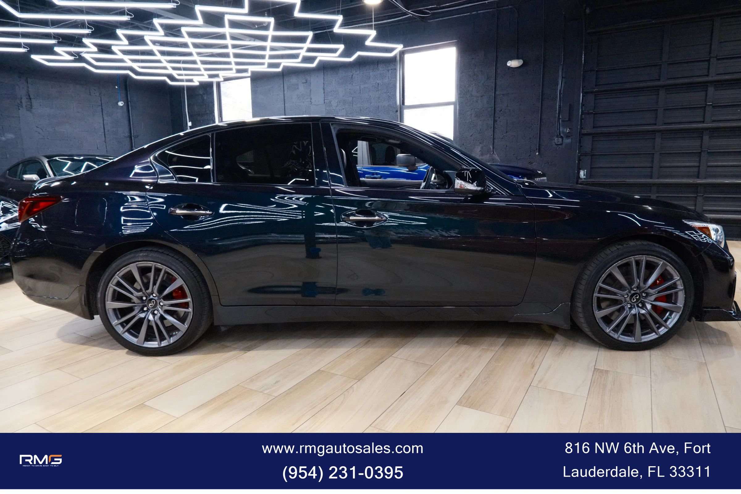 Used 2024 INFINITI Q50 Red Sport 400 w/ Black Opal Edition AWD/4WD image 4
