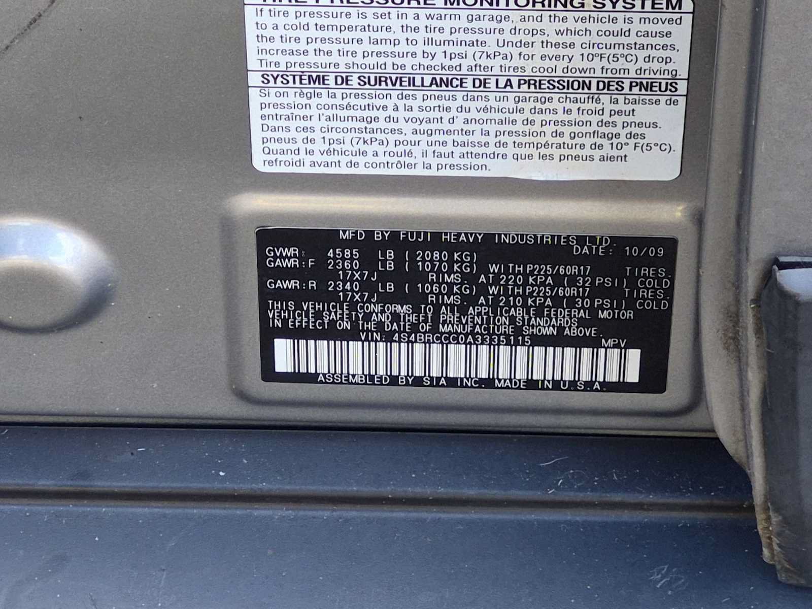 Used 2010 Subaru Outback 2.5i Premium AWD/4WD image 28