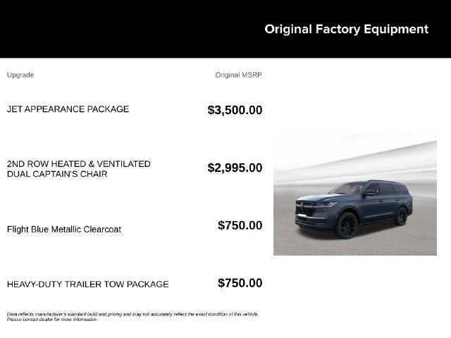 New 2026 Lincoln Navigator Reserve w/ Jet Appearance Package AWD/4WD image 9