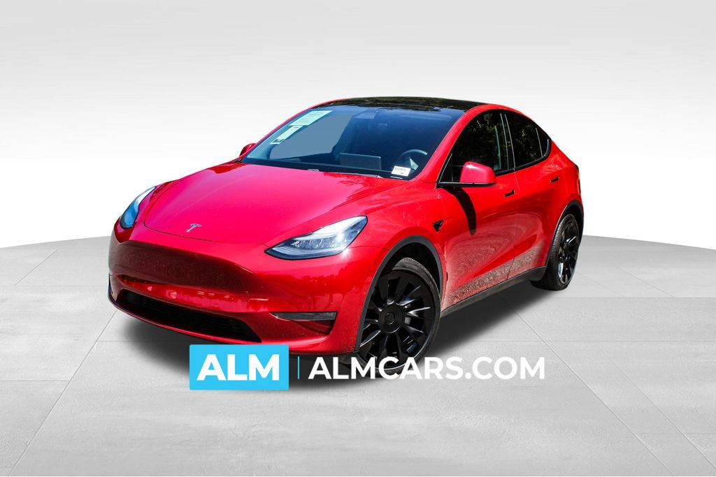 Used 2020 Tesla Model Y Long Range AWD/4WD image 1