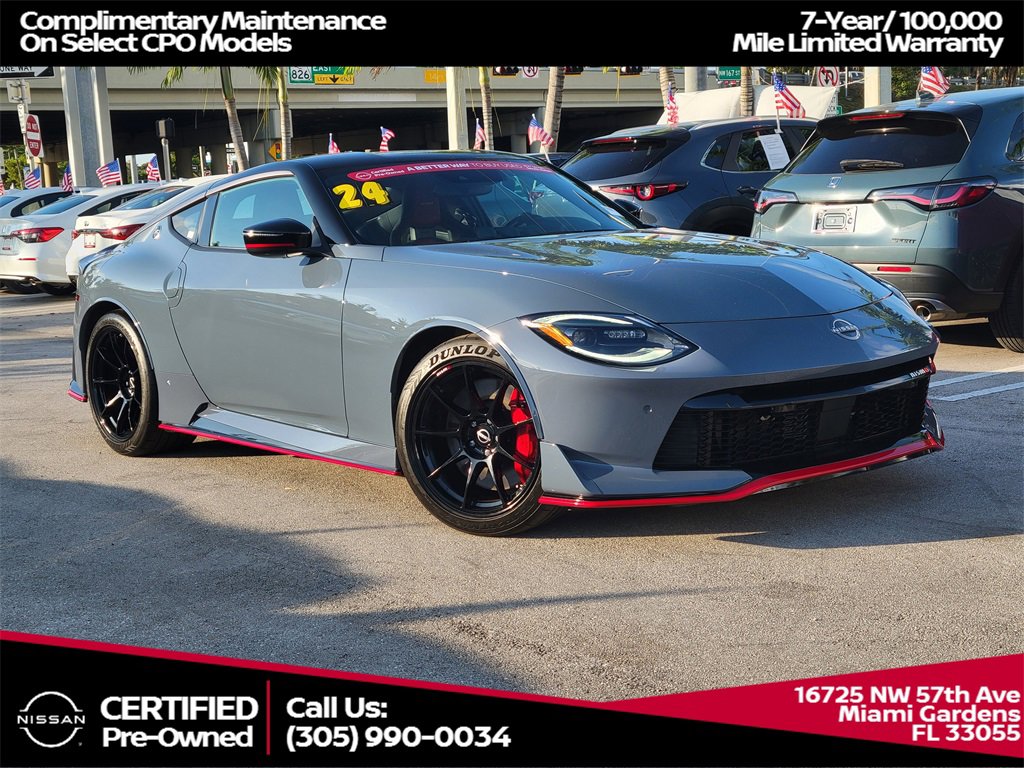 Certified 2024 Nissan Z NISMO w/ Floor Mat Package
