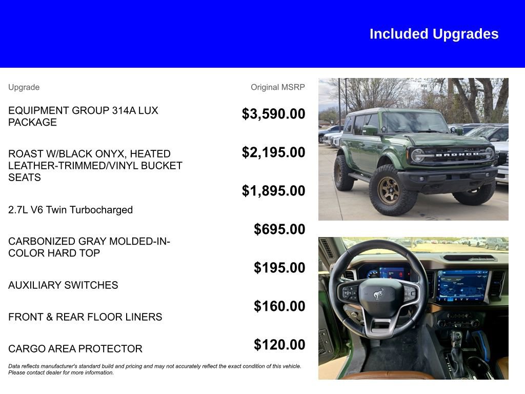 Used 2022 Ford Bronco Outer Banks image 5