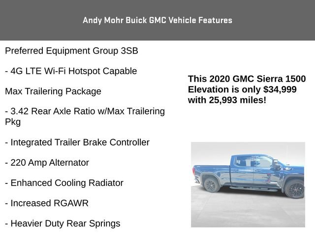 Used 2020 GMC Sierra 1500 Elevation AWD/4WD image 15