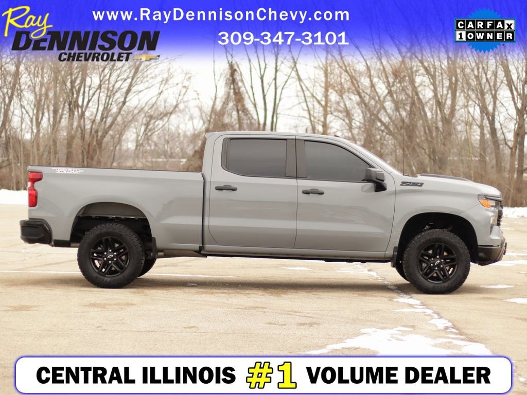 Used 2024 Chevrolet Silverado 1500 Custom Trail Boss w/ LPO, Dark Essentials Package image 8