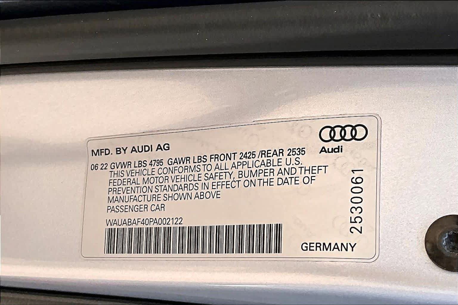 Used 2023 Audi A4 2.0T Premium w/ Convenience Package AWD/4WD image 35