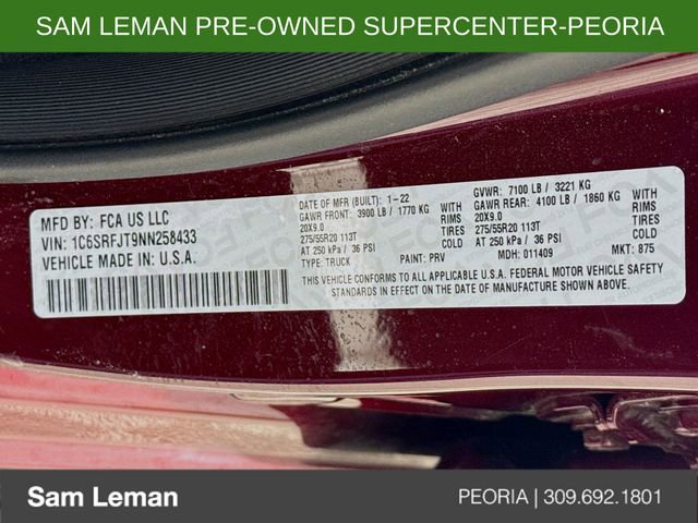 Used 2022 RAM 1500 Laramie image 30