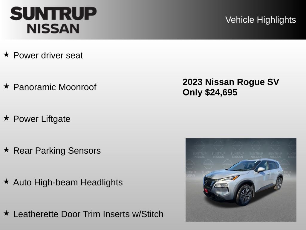 Used 2023 Nissan Rogue SV w/ SV Premium B Package image 16