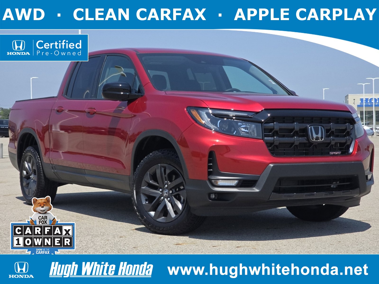 Certified 2025 Honda Ridgeline Sport