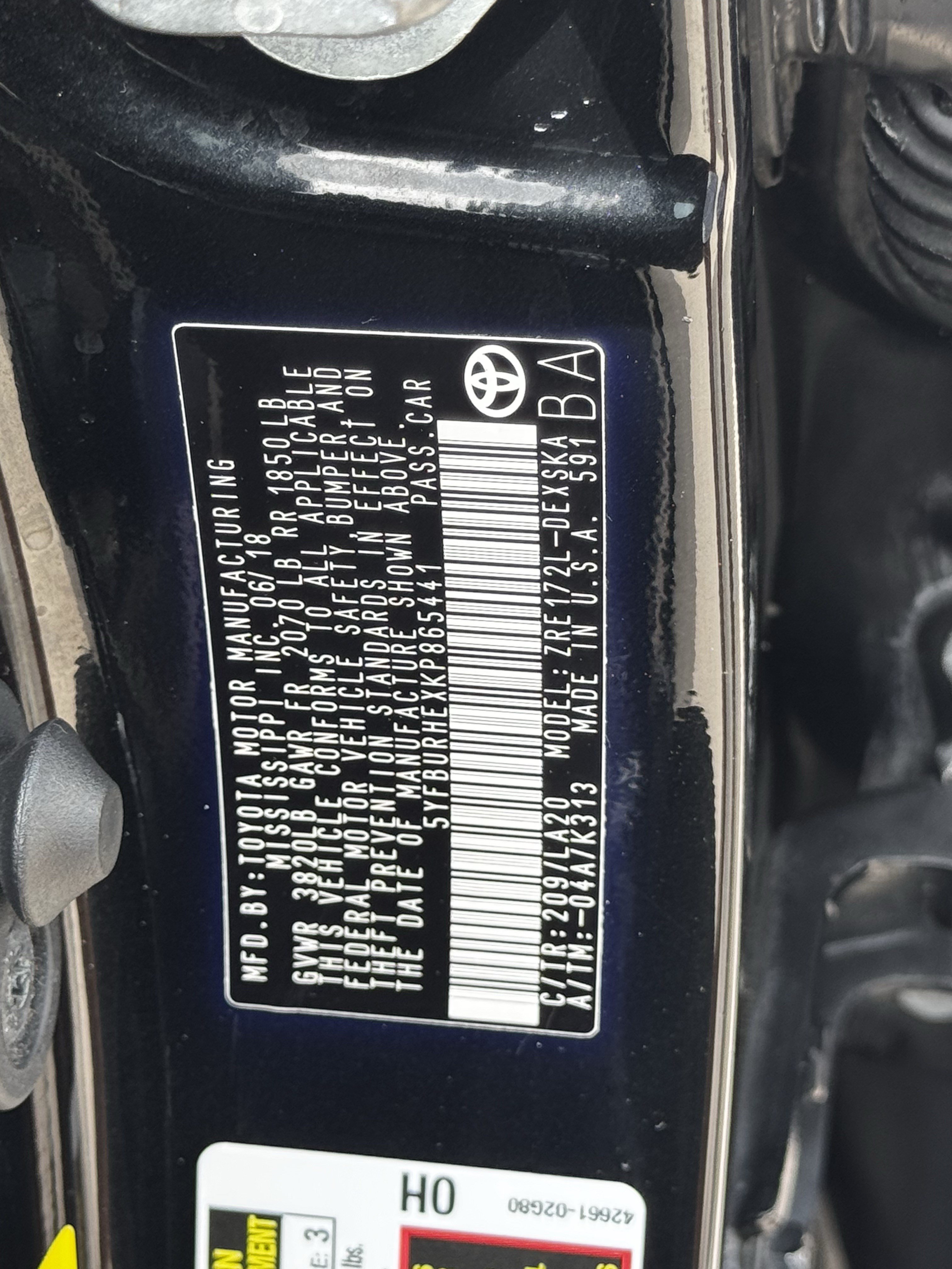 Used 2019 Toyota Corolla XSE FWD image 33