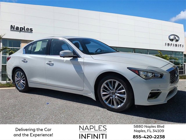 Certified 2021 INFINITI Q50 Luxe w/ Cargo Package