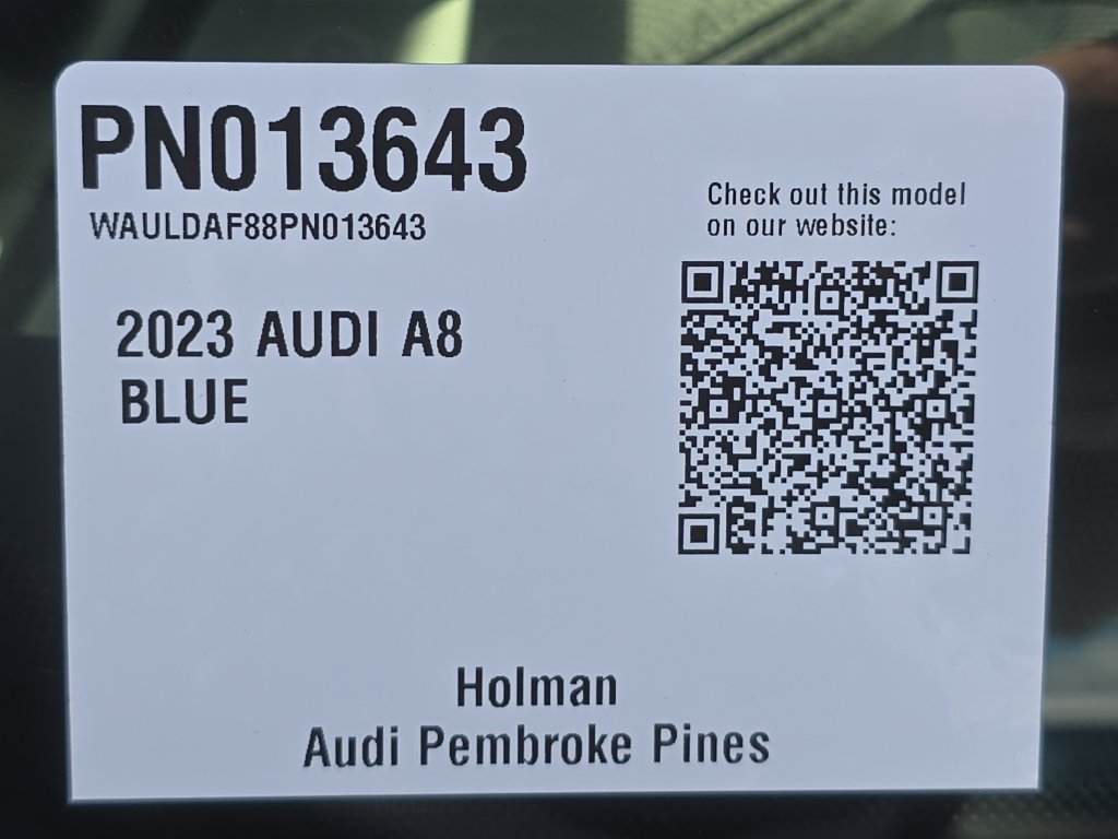 Certified 2023 Audi A8 L 3.0T w/ Comfort Plus Package AWD/4WD image 31
