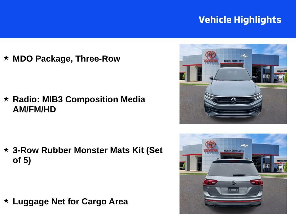 Used 2024 Volkswagen Tiguan SE R-Line w/ MDO Package, Three-Row image 4