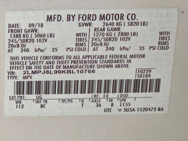 Used 2019 Lincoln Nautilus Reserve image 21