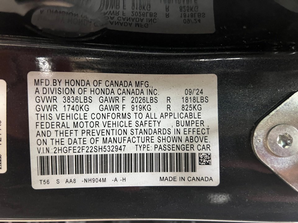 Certified 2025 Honda Civic LX image 35
