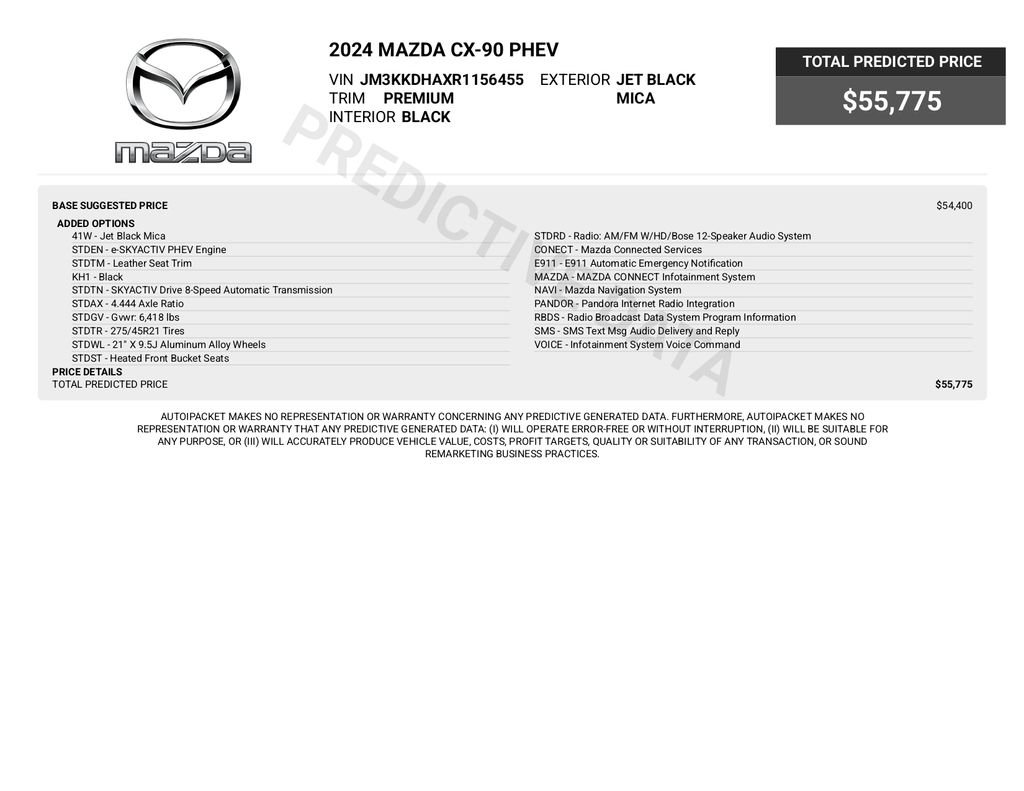 Used 2024 MAZDA CX-90 Plug-In Hybrid w/ Premium Pkg AWD/4WD image 7