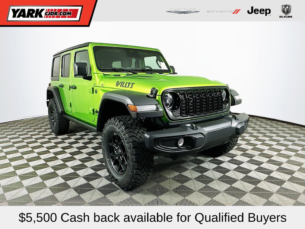 New 2026 Jeep Wrangler Unlimited Sport AWD/4WD 360° Tour