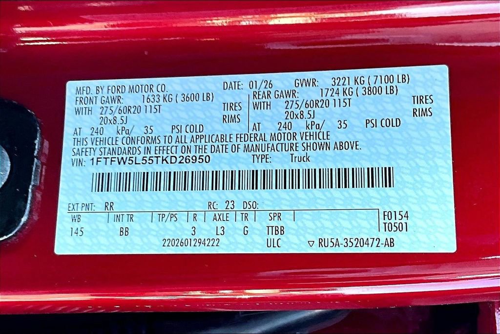 New 2026 Ford F150 Lariat w/ Equipment Group 501A Mid image 13