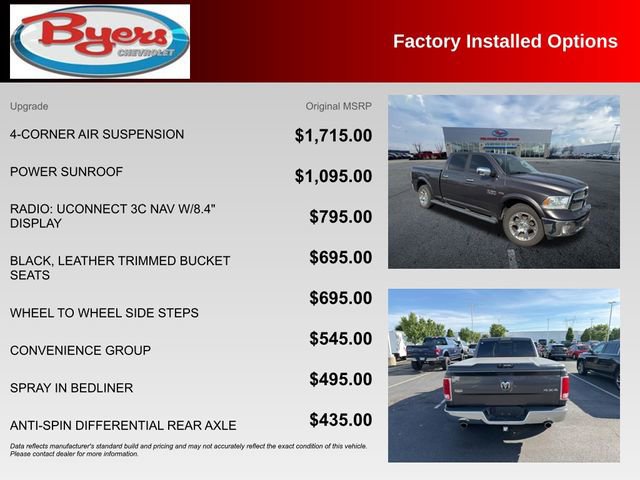 Used 2017 RAM 1500 Laramie w/ Convenience Group AWD/4WD image 10