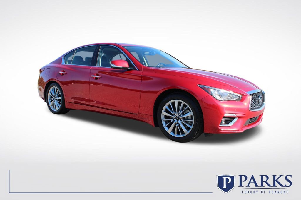 Used 2021 INFINITI Q50 Luxe w/ Seat & Sound Package