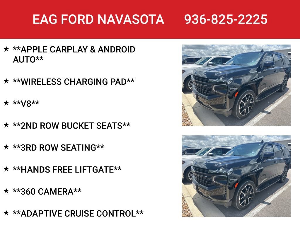 Used 2024 Chevrolet Tahoe RST w/ Luxury Package RWD image 3