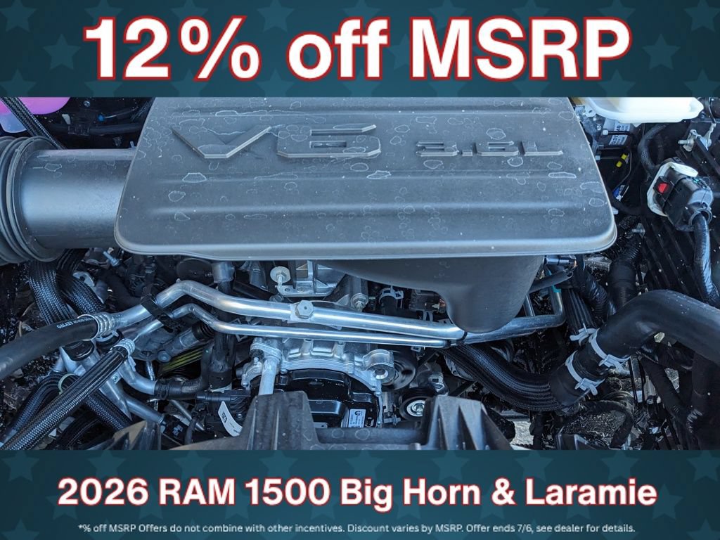 New 2026 RAM 1500 Big Horn w/ Night Edition AWD/4WD image 7