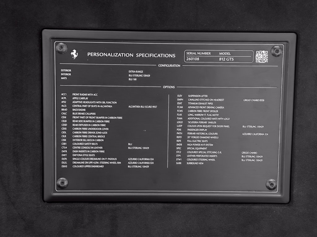 Certified 2021 Ferrari 812 GTS RWD image 41