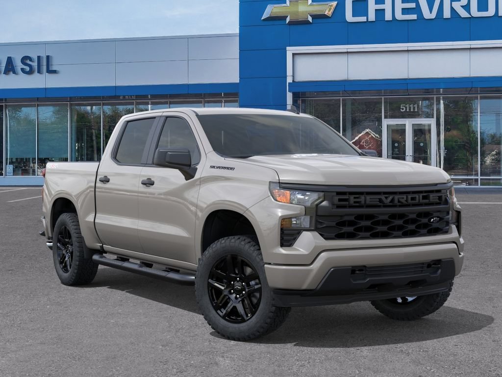 New 2026 Chevrolet Silverado 1500 Custom w/ Turbomax Blackout Package AWD/4WD image 7