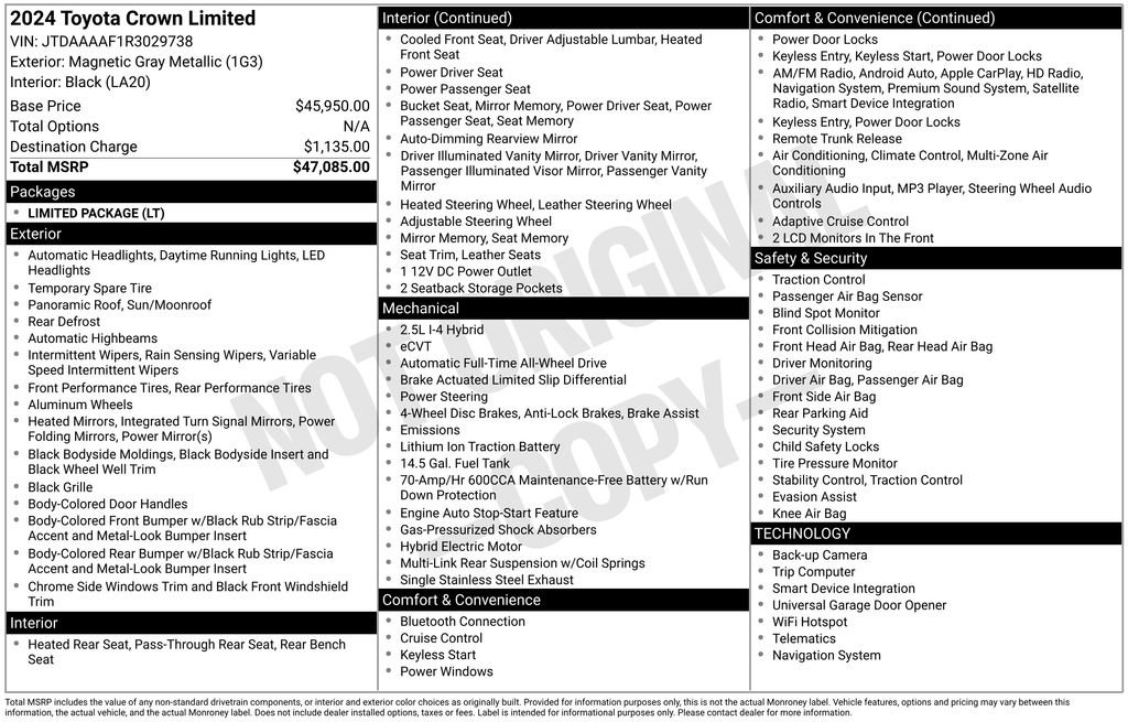 Used 2024 Toyota Crown Limited image 28