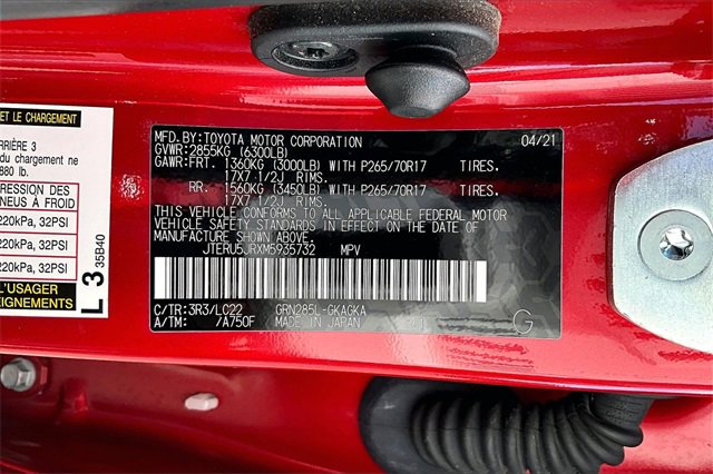 Used 2021 Toyota 4Runner TRD Off-Road Premium w/ Moonroof Package image 19