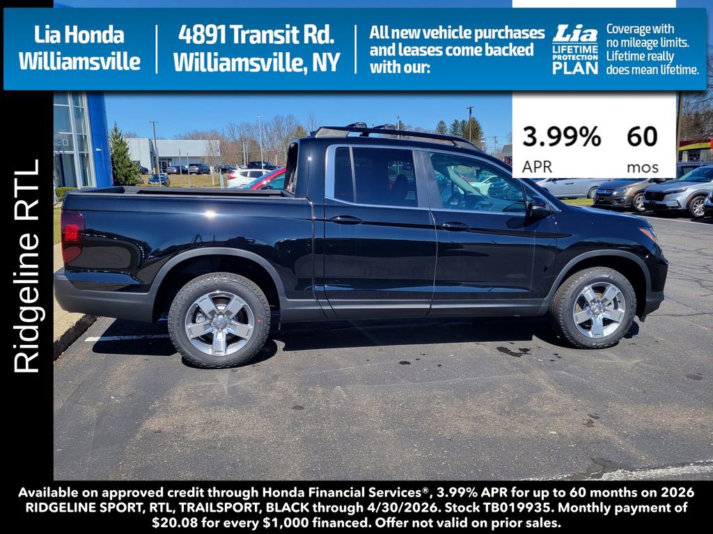 New 2026 Honda Ridgeline RTL image 2