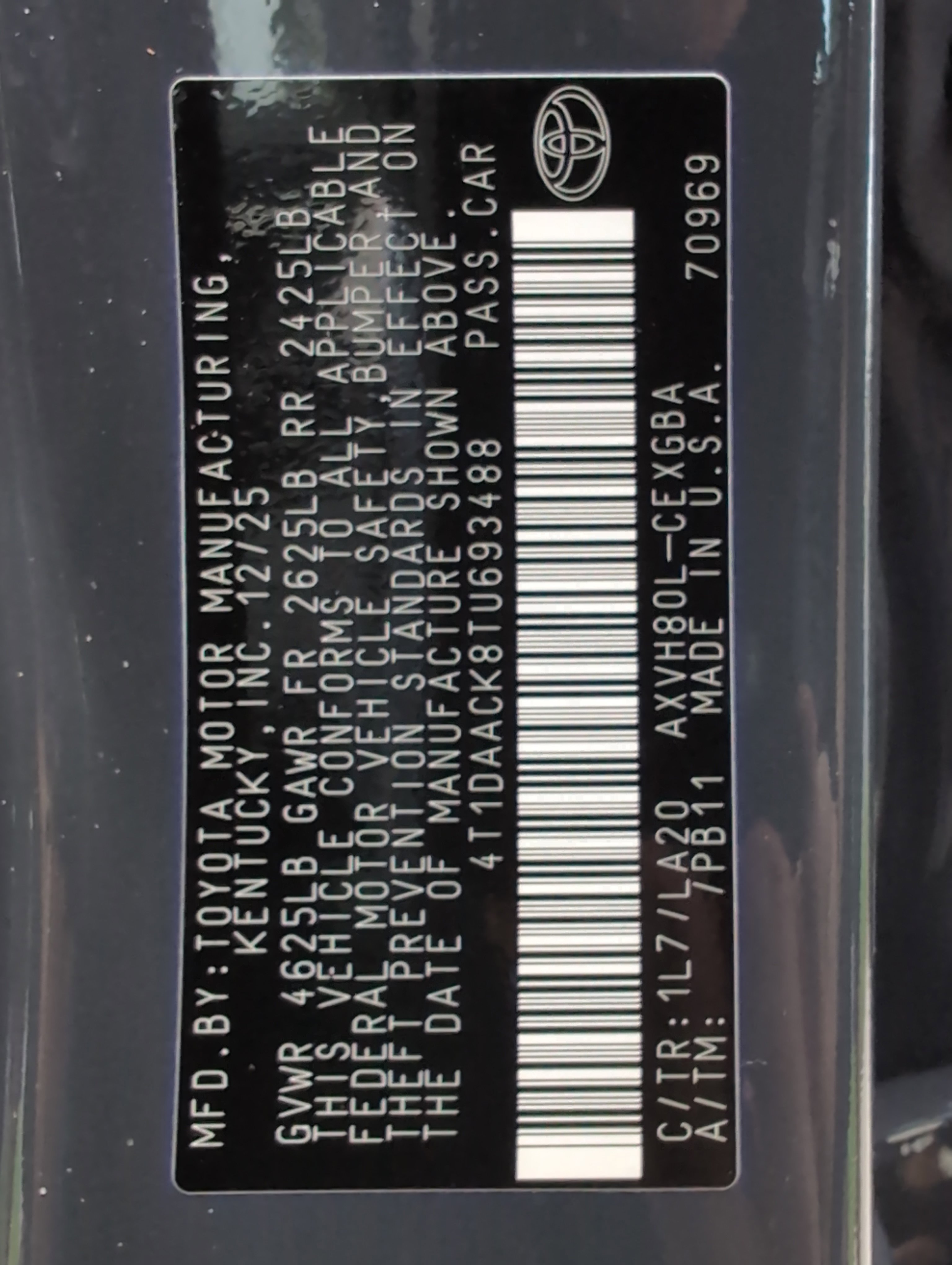 Certified 2026 Toyota Camry XLE FWD image 34