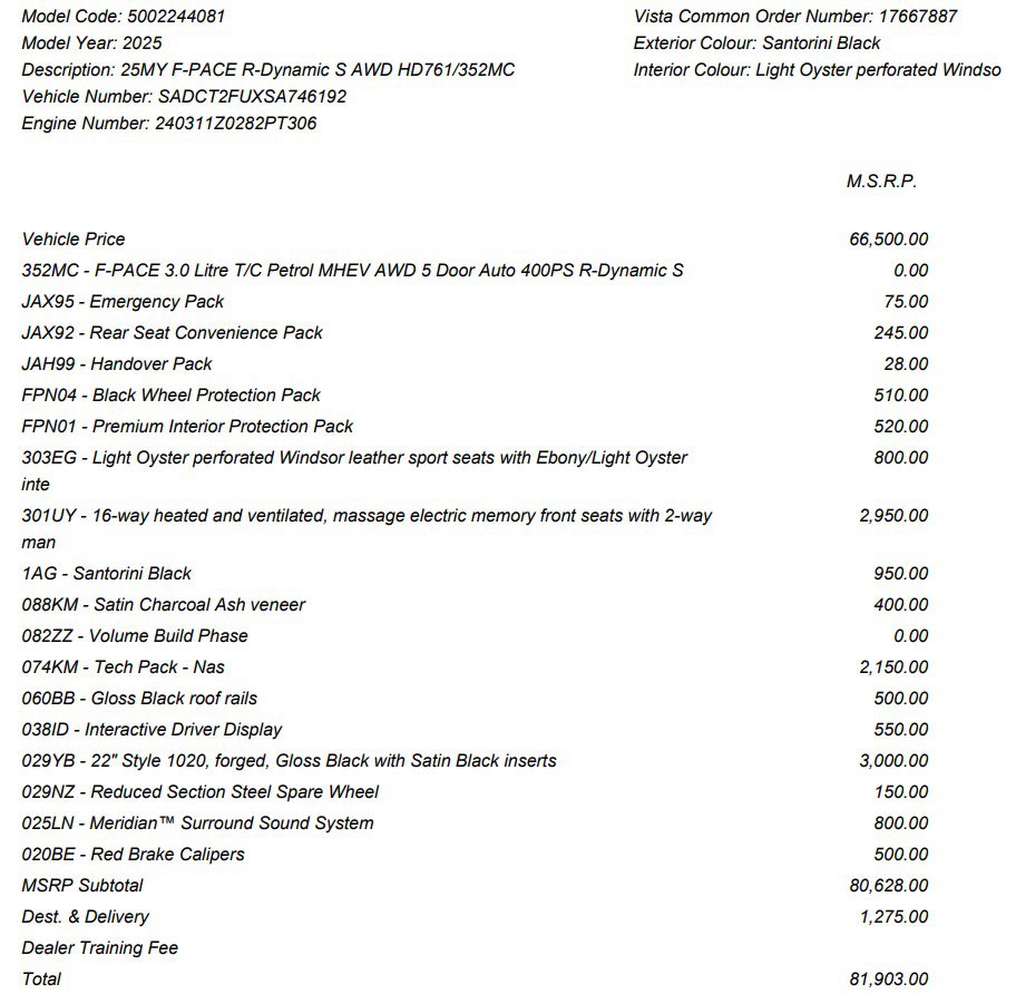 Used 2025 Jaguar F-PACE R-Dynamic S AWD/4WD image 26