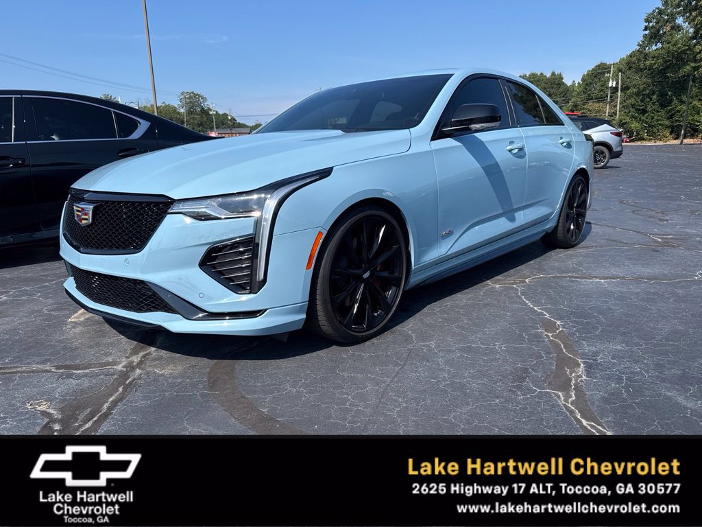 Used 2025 Cadillac CT4 V w/ LPO, ONYX Package