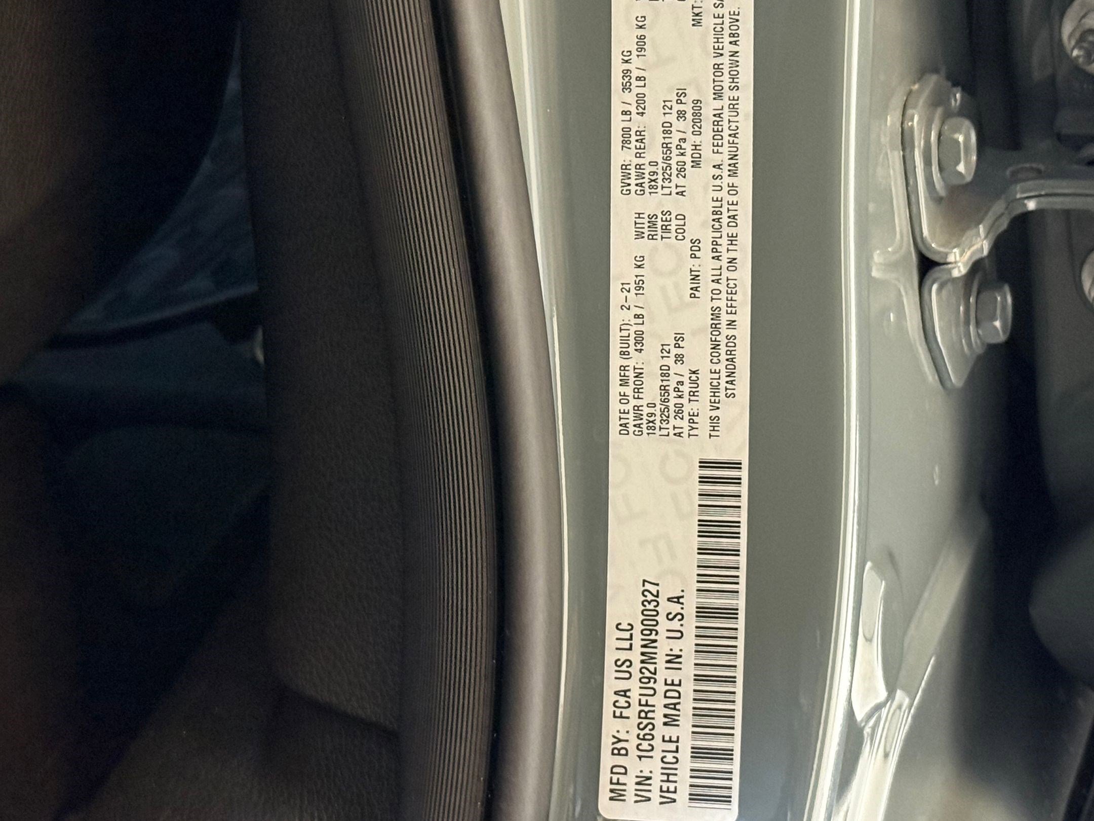 Used 2021 RAM 1500 TRX w/ TRX Lanuch Edition image 64