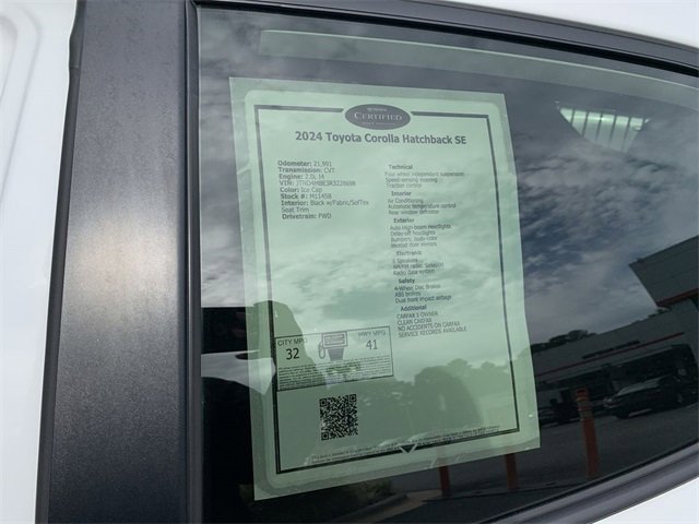 Certified 2024 Toyota Corolla SE image 36