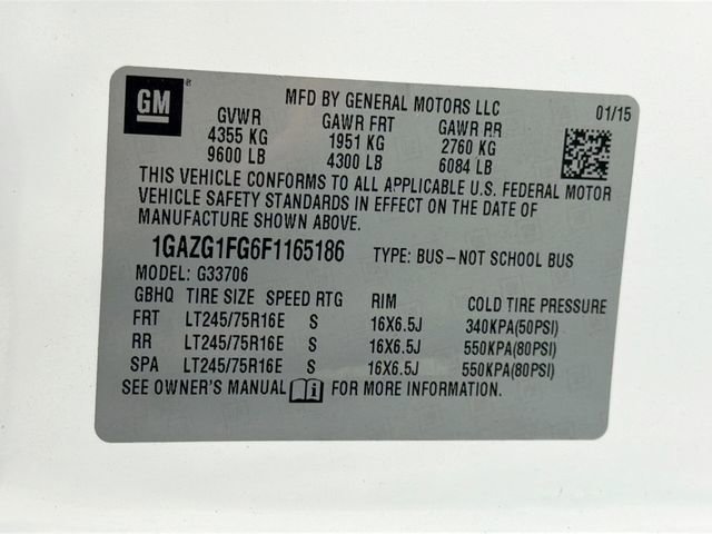 Certified 2015 Chevrolet Express 3500 LT w/ LT Preferred Equipment Group image 22